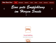 Tablet Screenshot of hotel-stadt-soest.de